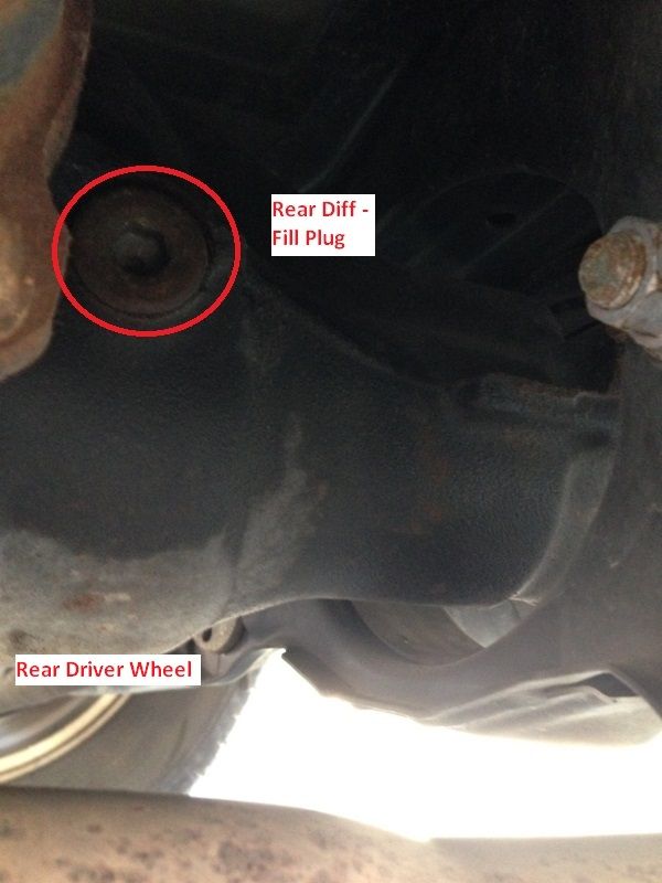 Transfer Case / Rear Differential / Transmission plug locations (pics) Toyota RAV4 Forums